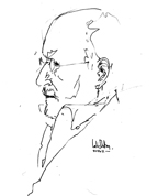 Tom Moore drawing by Les Dutton